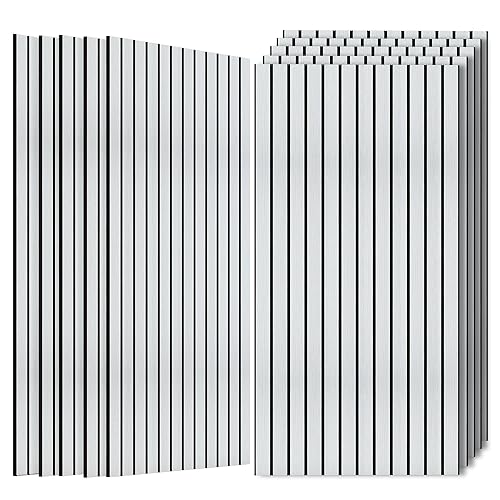 10 Pack Acoustic Wall Panels, Soundproof Panels with Simulated Wood