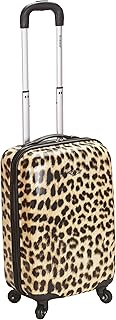 Safari Hardside Spinner Wheel Luggage, Leopard, Carry-On 20-Inch