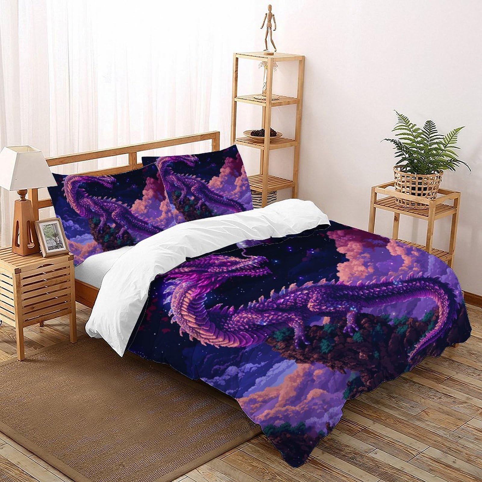 Housses de couette de dragon 3D pour décorer la chambre d'enfant et ados avec style