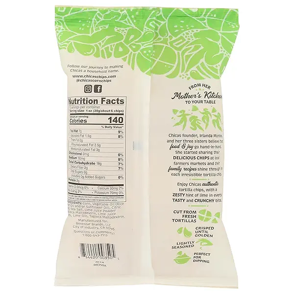 Chicas 10oz Lime Tortilla Chips 2