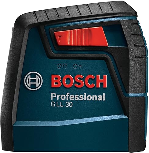 Miniatura 4 de Bosch GLL30 Nivel láser de línea transversal de 30 pies con dispositivo de montaje flexible de 360 grados y bolsa de transporte