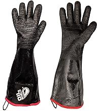 OIL SHIELD 18'' High Heat Neoprene Glove, Fryer Filtration Glove, 450 Degree Temp Rating, Cotton Liner, Food Service Safet...