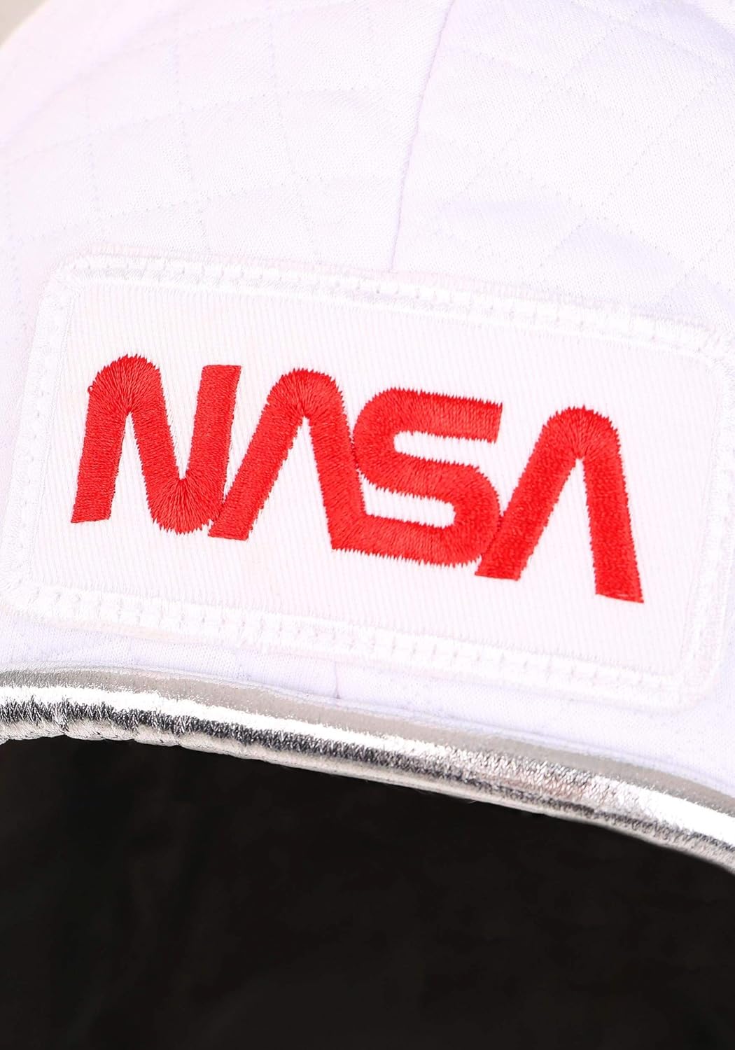 Vista 4 de Casco de felpa espacial astronauta Blanco