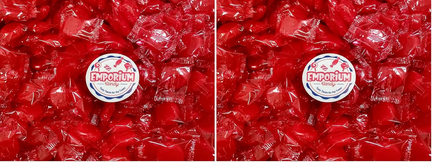 Cinnamon Discs - 2 lbs of Fresh Delicious Individually Wrapped Hard Candy (Pack of 2)