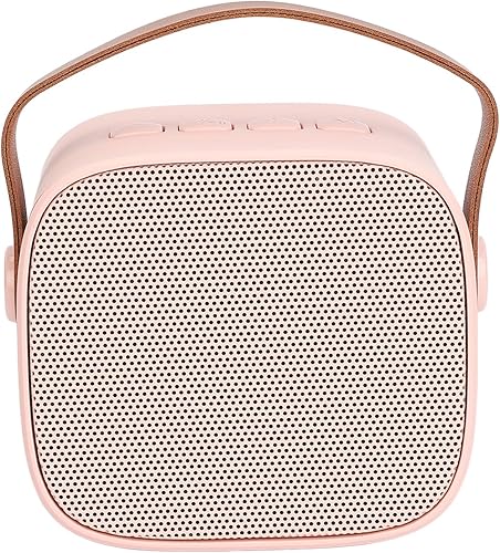 Miniatura 5 de Tgoon Mini Karaoke Machine, Pink Voice Changing Multifunctional Portable Speaker HiFi Speaker with 2 Wireless Microphones for Kids for Party