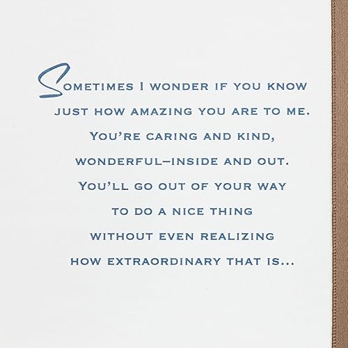 Miniatura 3 de Hallmark Tarjeta romántica para el día del padre para marido o novio (Me sigo enamorando) (versión en inglés)