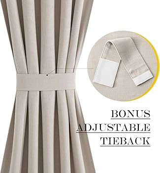 ele ELEOPTION French - Tenda per porta a vela, elegante, per interni, decorazione per la casa, romantica, tenda per finestra, porta di bastone, tasche per asta in alto in basso, 1 pannello (137 x 183