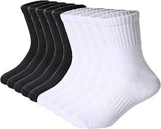 DoSmart Kids Athletic Crew Socks Boys Girls Classics Cotton School Uniform Childs Sports Breathable Casual Socks 10 Pairs Price In India