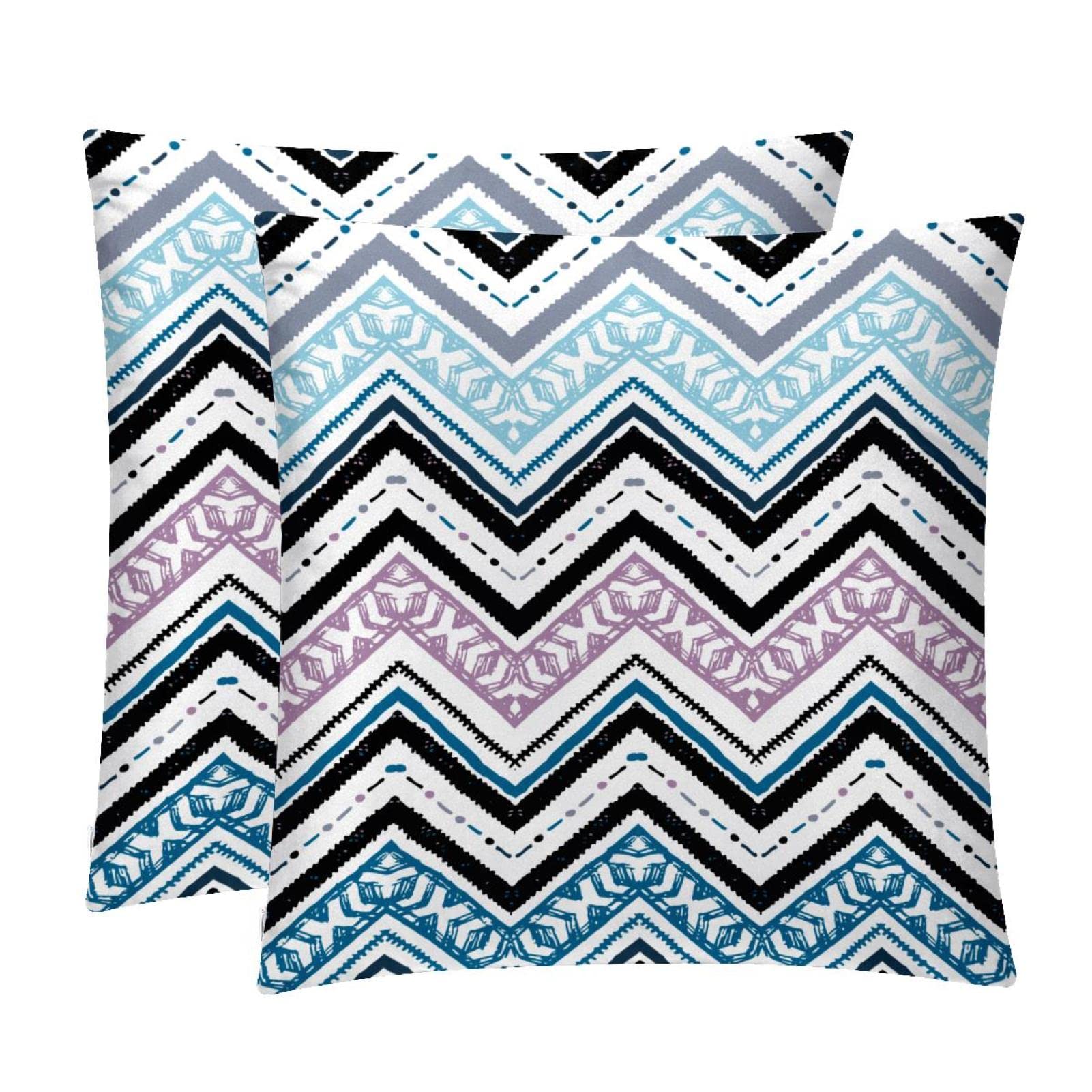 Housses de coussin lombaire contre le mal de dos avec motif vague ethnique douce