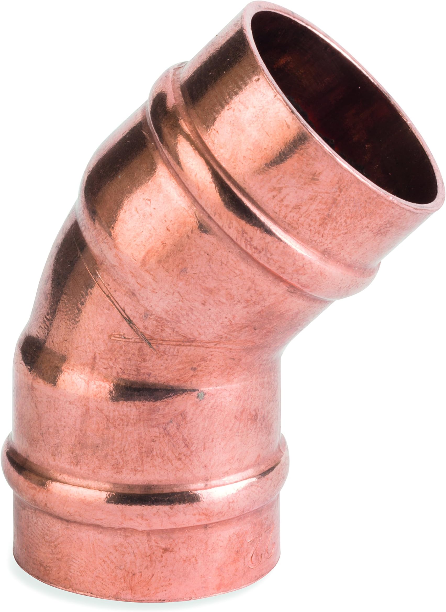 Flowflex C804SR.05 Solder Ring 45 Deg Elbow, 15 mm, Set of 25 Pieces