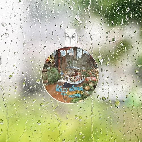 Miniatura 2 de Willy Wonka y la fábrica de chocolate (Boat Ride) Starfire Prints adorno de vidrio (Home y árbol de Navidad Decoración