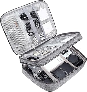 Styleys Polyester Double Layer Electronics Accessories Organizer Bag Gadget Organizer Case,Portable Zippered Pouch For All... Price In India