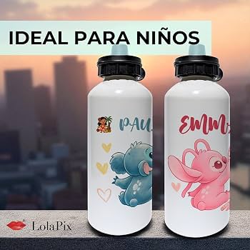 Botella De Aluminio Personalizada Con Tu Foto Favorita