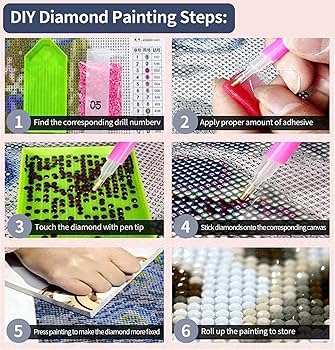 Lot De 6 Peintures Diamant Carillons à Vent En Forme De Colibri, Attrape- Soleil Double Face 5D à Faire Soi-même Pour Adultes Et Enfants, Pendentif En Cristal, Cadeau Idéal Pour Maman