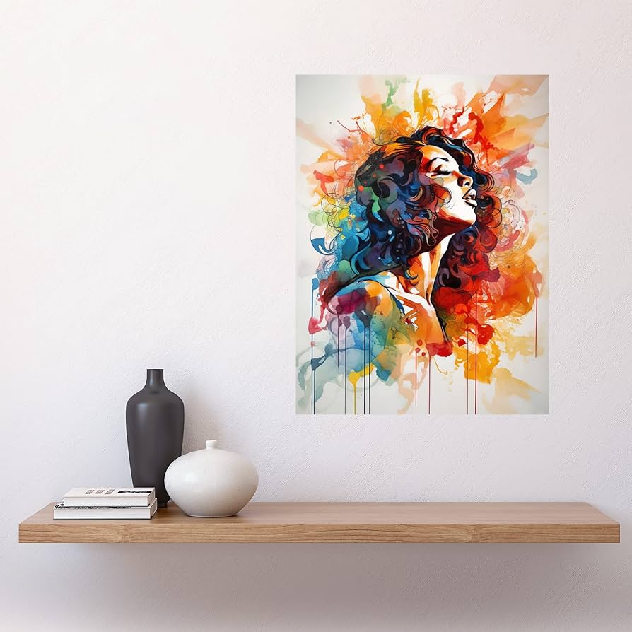 Amazon.com: Artery8 Woman with Synesthesia Listening to Rainbow