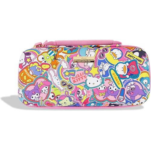 Sonix x Sanrio Carrying Case for Nintendo Switch 2, Switch 1, Lite, OLED, Protective Travel Case with Game Cartridge Storage | Hello Kitty & Friends Stickers
