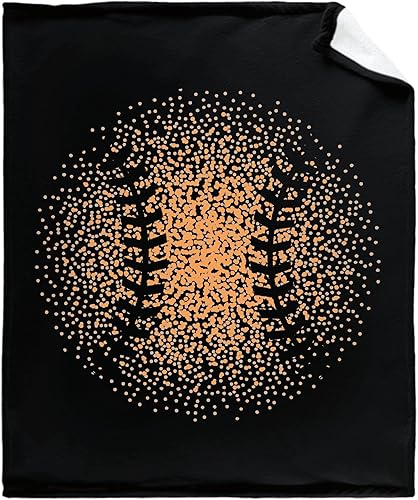 Manta de béisbol  Manta de franela de forro polar súper suave para regalos, colcha de cama para decoración del hogar para sofá, cama durante todas