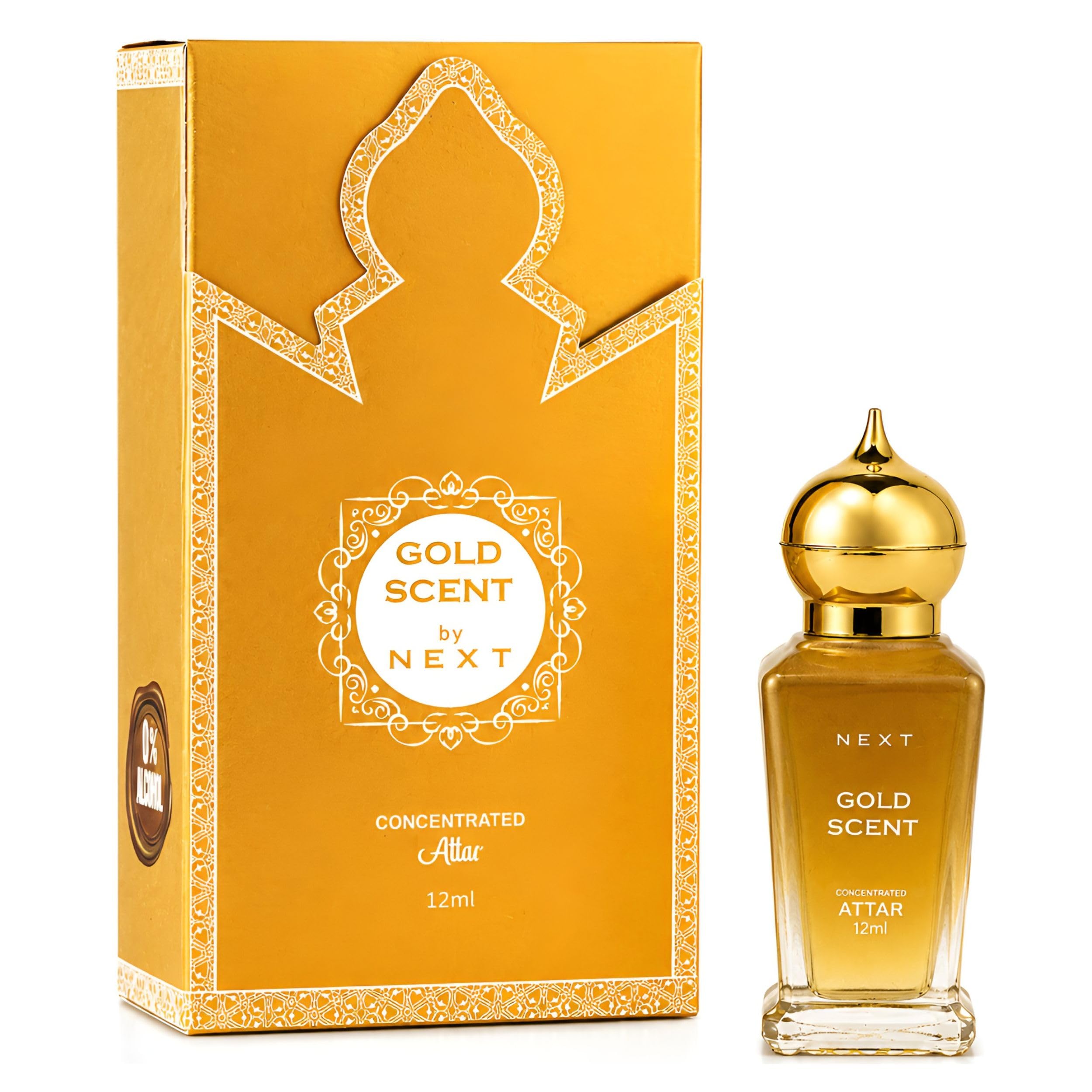 Next Care Gold Scent Attar Roll On for Men & Women 12ml (Gold Scent)