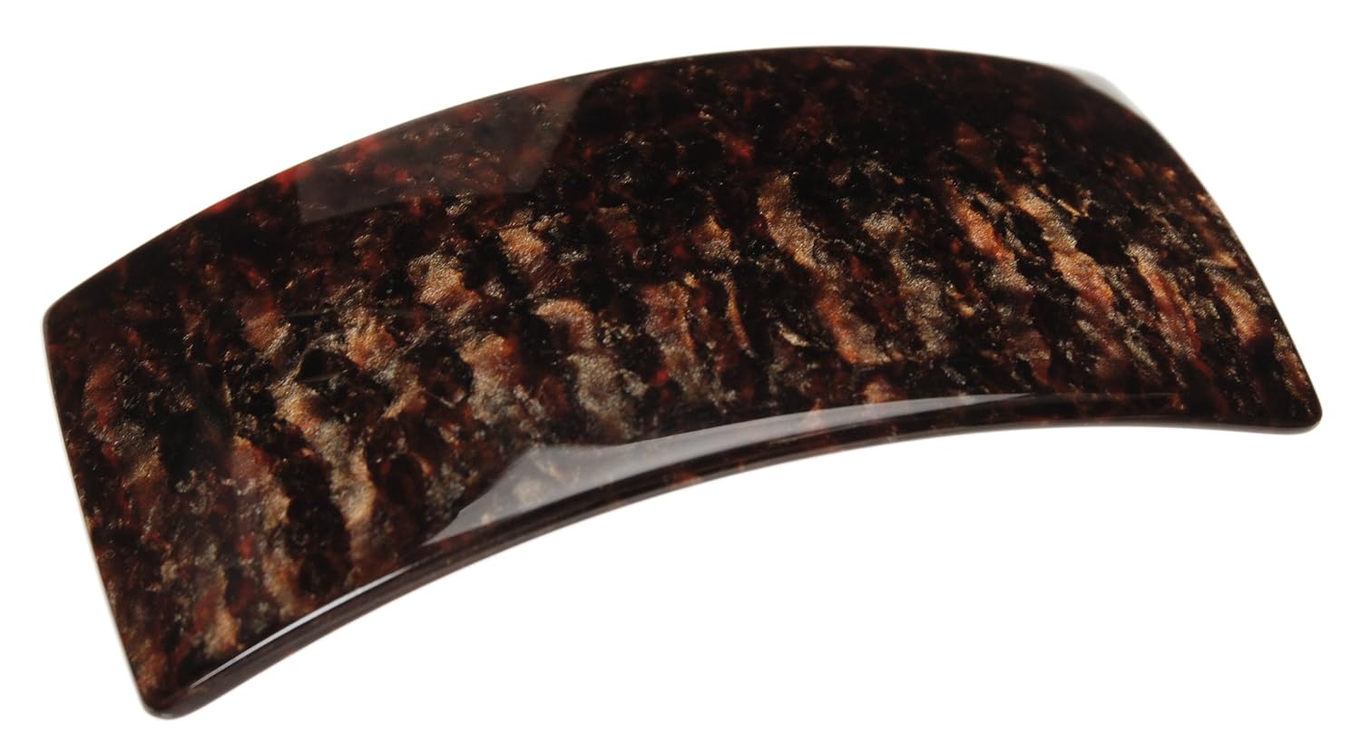 France Luxe Wide Rectangle Barrette - Mojave