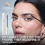 L’Oréal Paris Extensionist Mascara, Lengthening Mascara, Extension-like Length & Volume, For Sensitive Eyes, Clump-Free, Blackest Black WSH, 9.9 mL