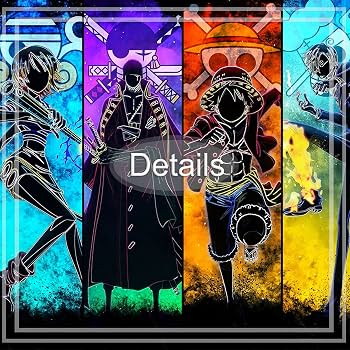Amazon.com: KAIWALK Anime Poster Luffy Zoro Nami Sanji Usopp Print