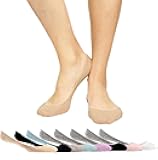 Thirty48 Women’s No Show Loafer Socks, Boat Shoe Liners with Non Slip Grip