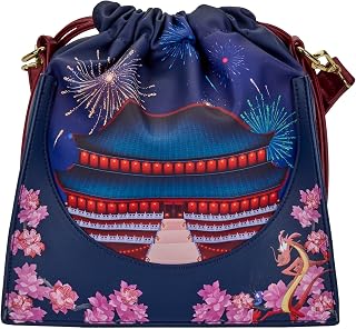 LOUNGEFLY Disney Mulan Castle Crossbody Bag
