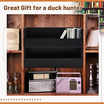 Amazon.com: CroBlissful 4 Set Wooden CD Storage Box,Holds 144 CDs