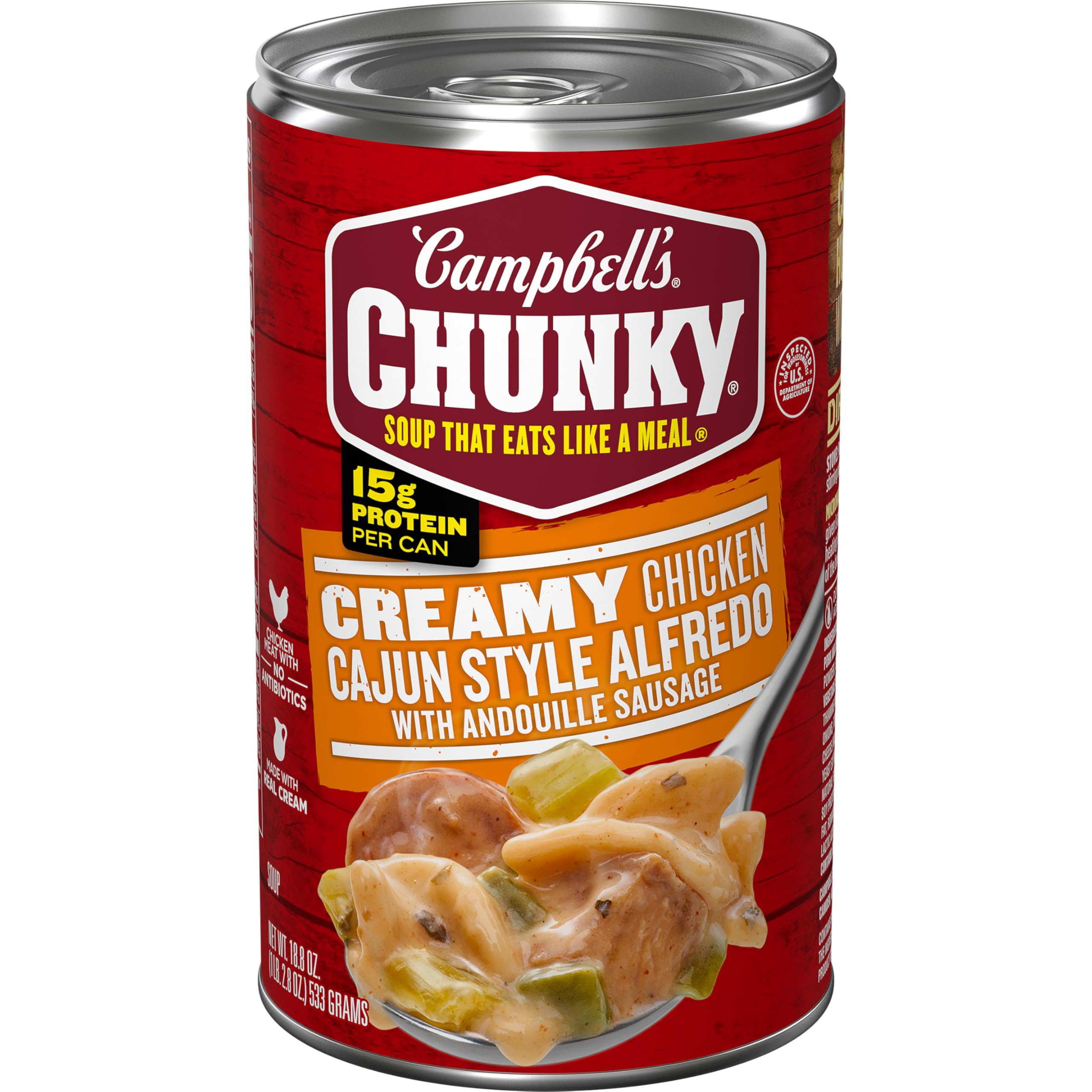Amazon.com : Campbell's Chunky Creamy Chicken Cajun Style Alfredo