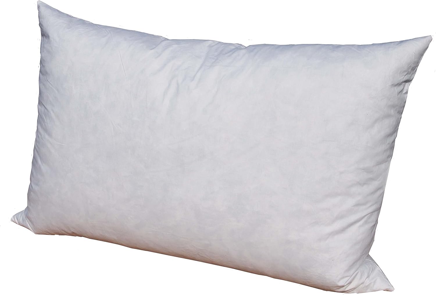 Pillowflex 95% Duck Feather by 5% Down Pillow Form Insert Stuffers - Feather Pillows for Sleeping Soft & Comfy - 100% Cotton Shell - Premium Quality Rectangular Duck Feather Pillow (20 by 26 Inch)