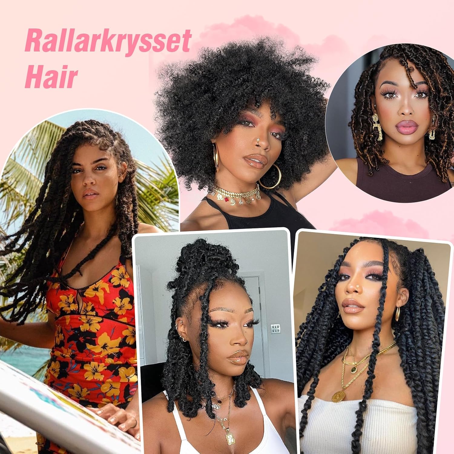 Afro Kinkys Bulk Hair for Dreadlock Extensions Repair Locs 12 Inch, Afro Twist Kinky Curly Hair Bulk for Braiding Twists Crochet Hair Braids Mini Twist 1 Pack 50 Gram Honey Blonde