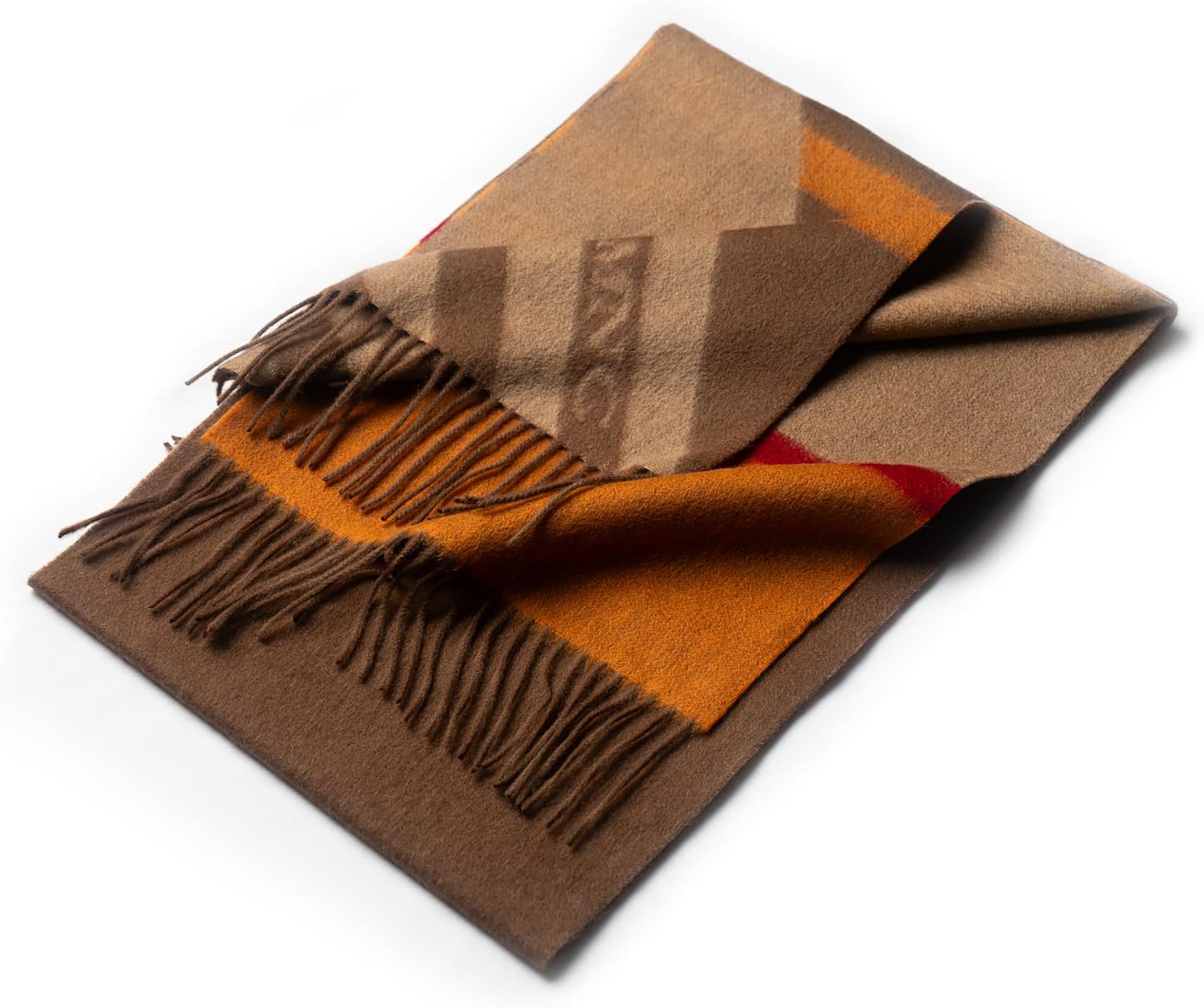 100% Merino Wool Scarf, Cashmere Feel Shawl Unisex