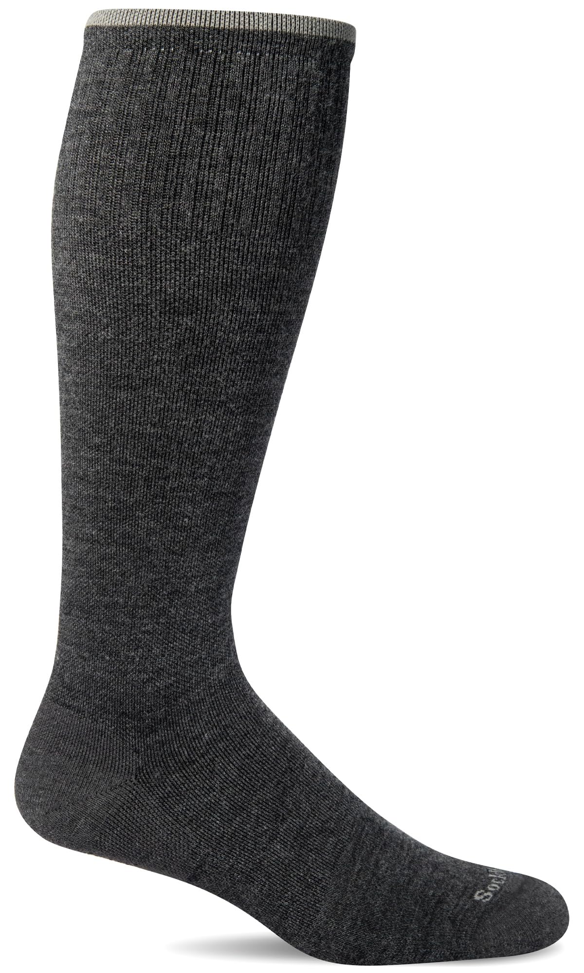 Sockwell Women's Circulator Moderate Graduated Compression Socks, Solid Charcoal, Medium-Large