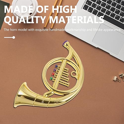 Miniatura 5 de Generic Juguetes para niños simulación juguetes al aire libre cuerno francés instrumento musical para niños modelo musical rendimiento juguetes para