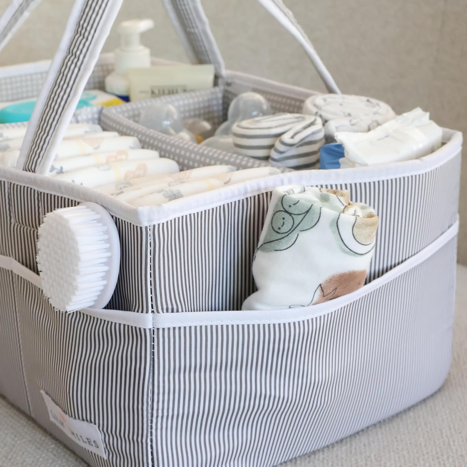 Lily Miles Save on 2 Diaper Caddy Organizers Baby Shower Gifts for Boys and Girls - Extra Large