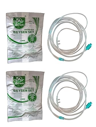 Oxygen Nasal Cannula Oxy Set Child with 2 metres long tube (Pack of 2)