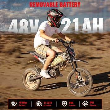 GTX1 Electric Dirt Bike for Teens Youth, 4000W E-Moto