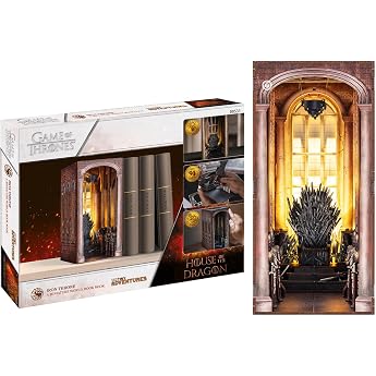 Revell Tiny Adventures Iron Throne I Detailed Model of the Iron Throne I 3D Miniature House I Book Nook Wooden Bookend I Birt