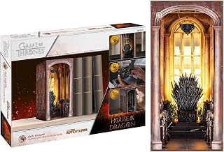 Revell Tiny Adventures Iron Throne I Detailed Model of the Iron Throne I Miniature House 3D I Wooden Bookends I Birthday Gift for Fans I Harry Potter Bookends