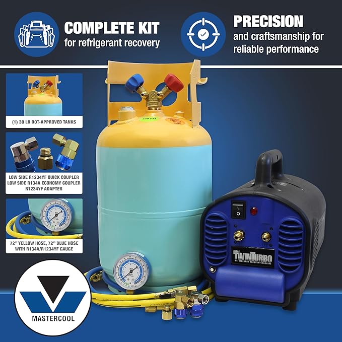 Máquina de Recuperación de Refrigerante Mastercool 69400-CON miniatura 2