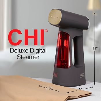 スチームプレッサー Amazon.com: CHI Deluxe Digital 3-in-1 Handheld Garment Steamer