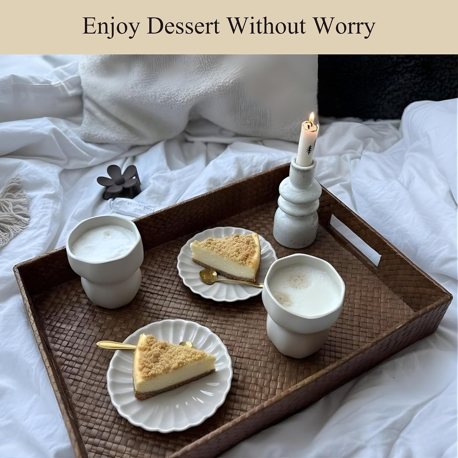 ANDY ANAND CHOCOLATIER Sugar-Free Gourmet Apple Streusel Cheese Cake 9" 2.8 lbs. Keto & Diabetic Friendly, No Added Sugar. Real California Cream Cheese, Artisan, Halal, Vegetarian, Reusable Tray
