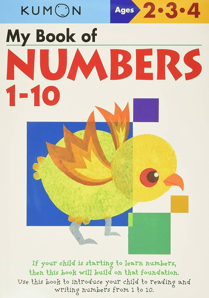 Kumon My Book of Numbers 1-10 Ages 2-4 (Math Skills