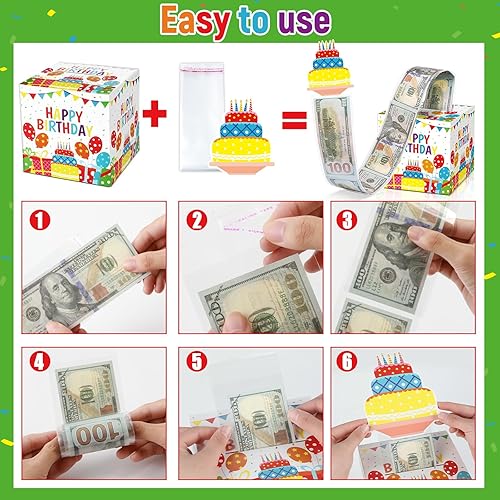 Vista 64 de Caja de dinero de Navidad para regalo en efectivo, regalos sorpresa de Navidad, cajas de regalo en efectivo, divertidos soportes de dinero