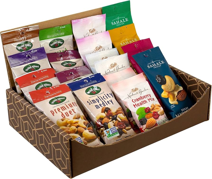 Amazon.com : Break Box, Healthy Mixed Nuts Snack Box, 18/Box (700