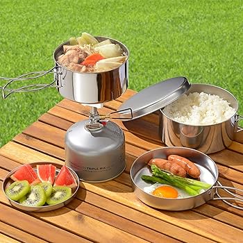 Amazon.co.jp: 和平フレイズ 日本製 クッカー セット 5点 A ステンレス