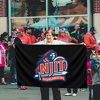 Njit High-Landers Logo Banner Breeze Flag Outdoor Flags Home Flag Garden Flag 3 'X 5' Ft
