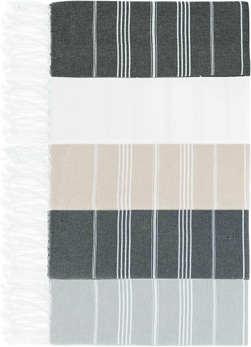 Buy HAVLULAND Turkish Beach Towel 100 Cotton Super Absorbent Drying Quickly Sandfree Sand