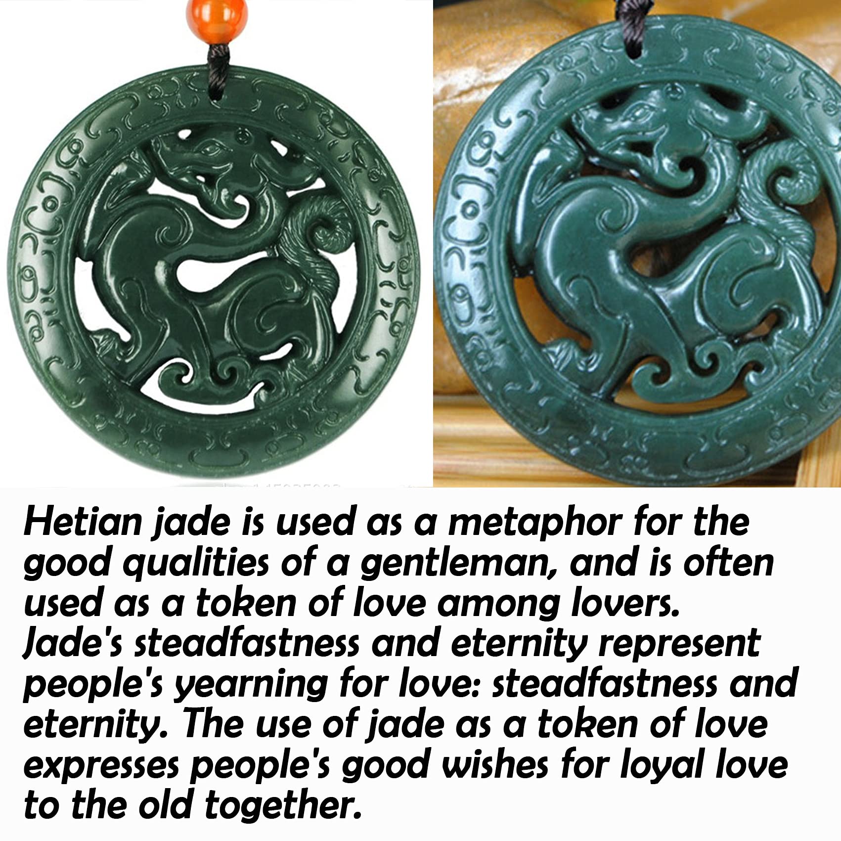 Naszyjnik z kamienia jadeitowego, amulet Feng Shui, chiński naszyjnik ze smokiem, prawdziwy certyfikowany jadeit klasy A, wisiorek z jadeitu Hetian, talizman dobrobytu, pieniądze, szczęście, unisex, z