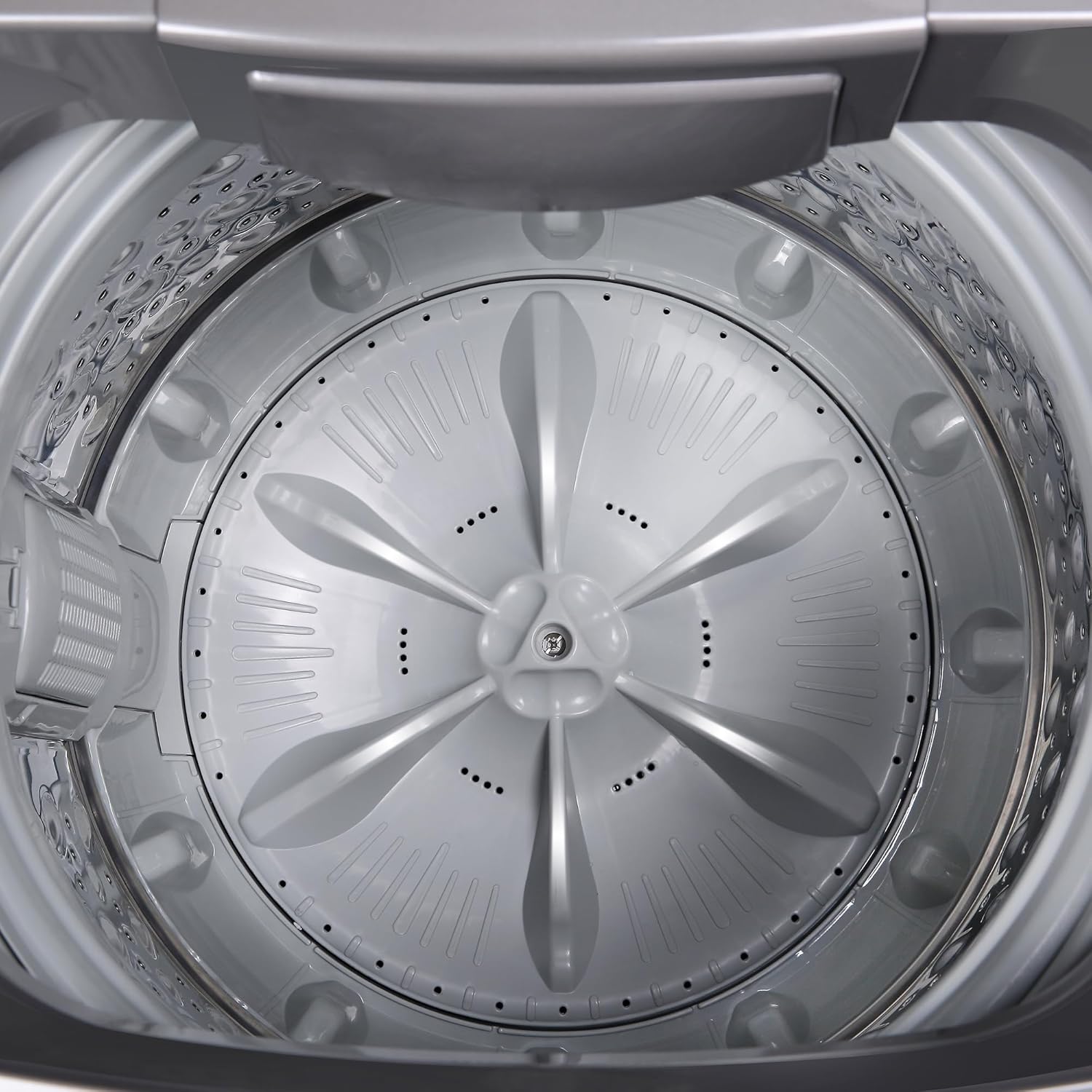 2.0 cu. ft. Compact Portable Top Load Washer in Gray